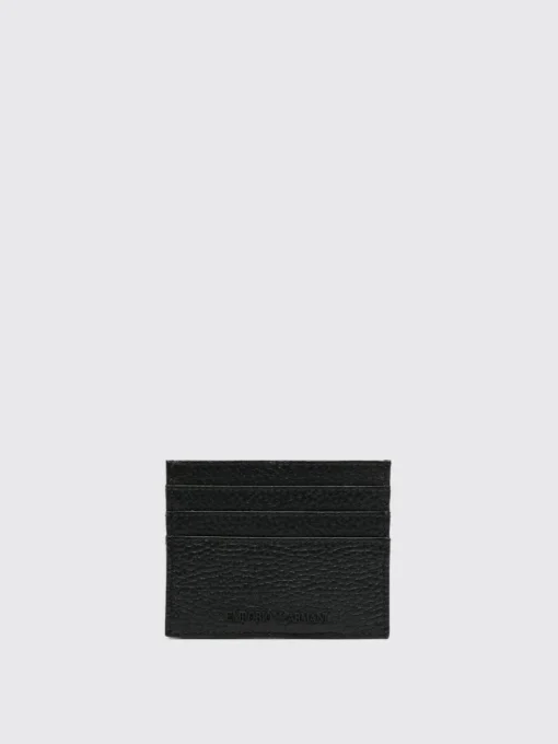 Portacarte in pelle bovina Emporio Armani