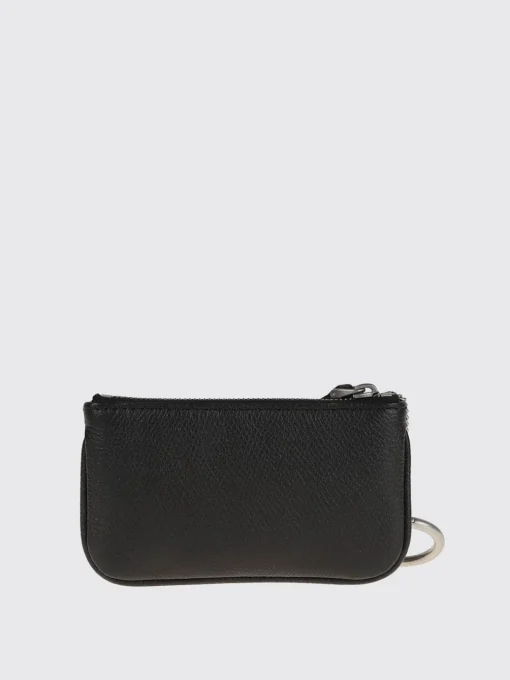 Portachiavi Vlogo Signature Valentino Garavani in pelle a grana