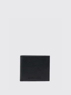 Portafoglio in pelle bovina Emporio Armani