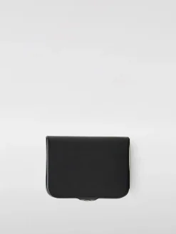 Portafoglio in pelle con logo A.P.C.