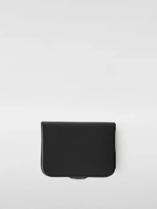 Portafoglio in pelle con logo A.P.C.