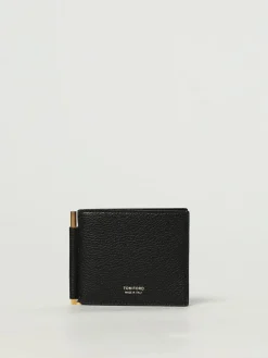 Portafoglio Tom Ford in pelle martellata