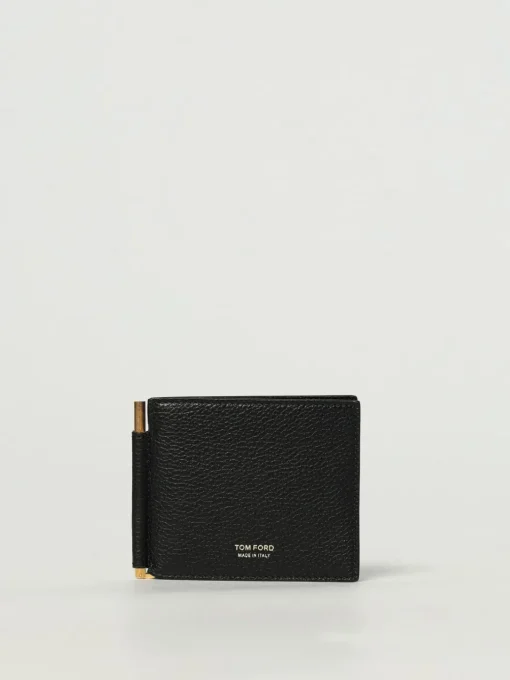 Portafoglio Tom Ford in pelle martellata