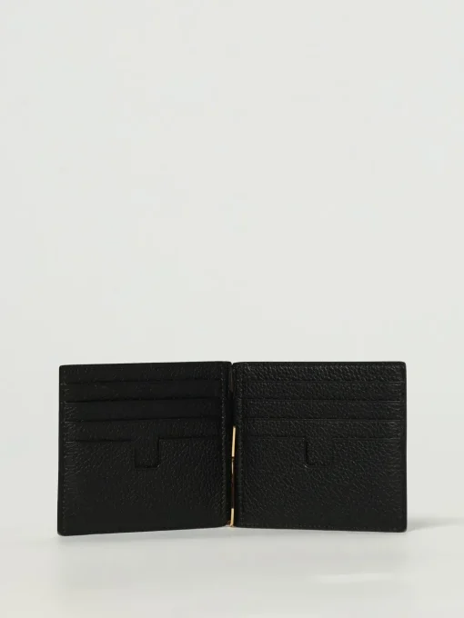 Portafoglio Tom Ford in pelle martellata
