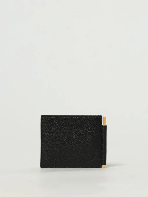 Portafoglio Tom Ford in pelle martellata