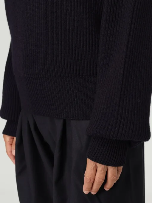 Pullover Barena in misto cotone a coste