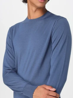 Pullover basic Paolo Pecora in lana vergine