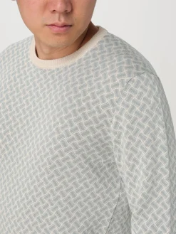 Pullover Drumohr in lino e cotone