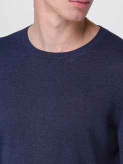 Pullover Fay in lino e cotone