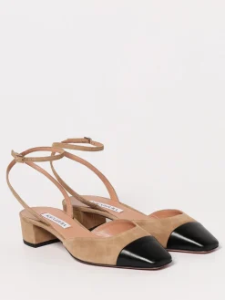 Pump Aquazzura in camoscio