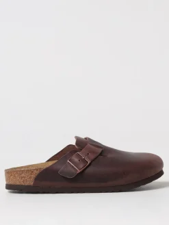 Sabot Boston Birkenstock in pelle oliata