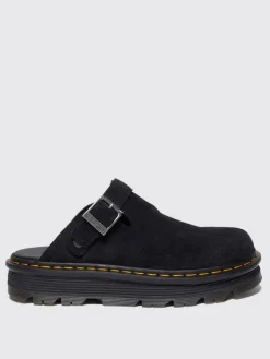 Sabot platform Zegzag Dr. Martens in camoscio