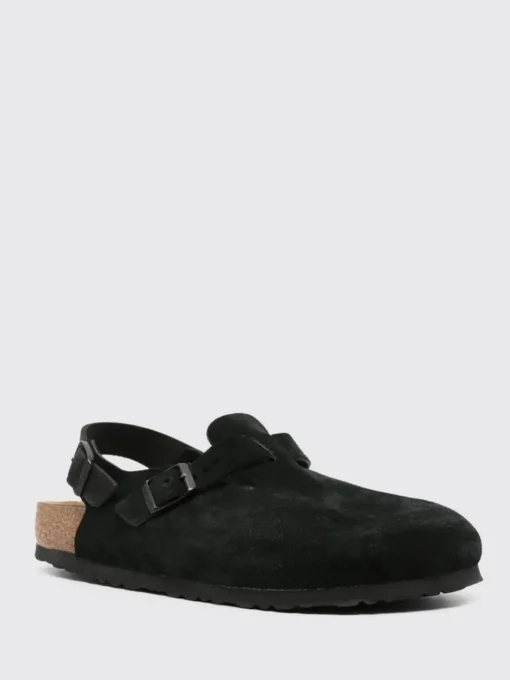 Sabot Tokio Birkenstock in camoscio