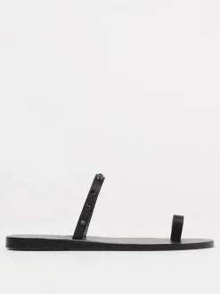 Sandalo Ancient Greek Sandal in pelle con strass