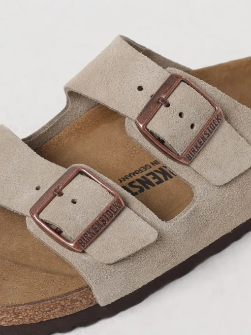 Sandalo Arizona Birkenstock in camoscio