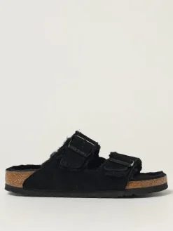 Sandalo Arizona Birkenstock in camoscio