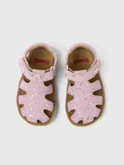 Sandalo Bicho Camper in camoscio stampato