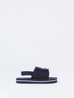 Sandalo Boss in nylon e gomma