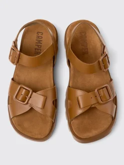 Sandalo Brutus Camper in pelle spazzolata