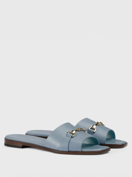 Sandalo Doucal's in pelle con morsetto