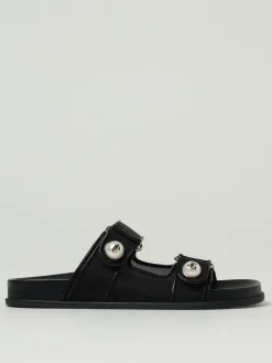 Sandalo Fayence Jimmy Choo in nylon a rete e pelle