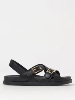 Sandalo Feel Fendi in pelle