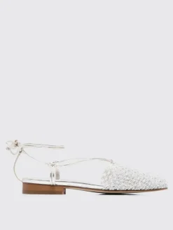 Sandalo Forana Hereu in pelle e mesh lurex