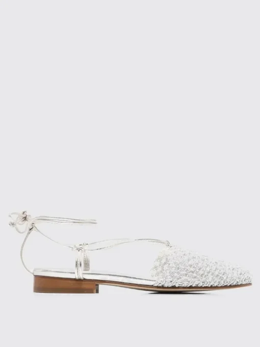 Sandalo Forana Hereu in pelle e mesh lurex