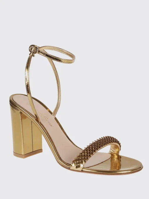 Sandalo Gianvito Rossi in pelle laminata