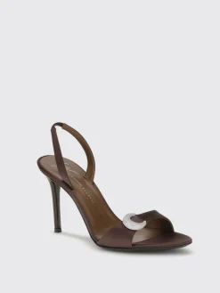 Sandalo Harissa Giuseppe Zanotti in raso con fibbia gioiello