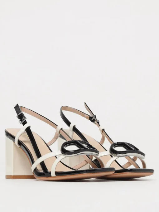 Sandalo Oval T Twinset in vernice