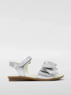 Sandalo Right Camper in pelle laminata con fiocco