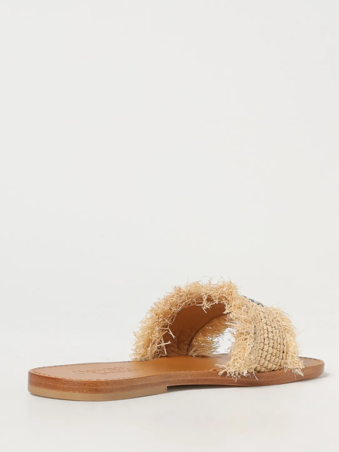 Sandalo Summer Lovers Dsquared2 in rafia crochet