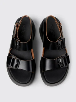 Sandalo Tasha Camper in pelle spazzolata