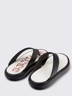 Sandalo Twins Camper in pelle