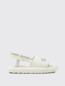 Sandalo Twins Camper in pelle con stampa floreale