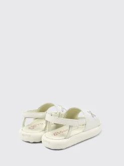 Sandalo Twins Camper in pelle con stampa floreale