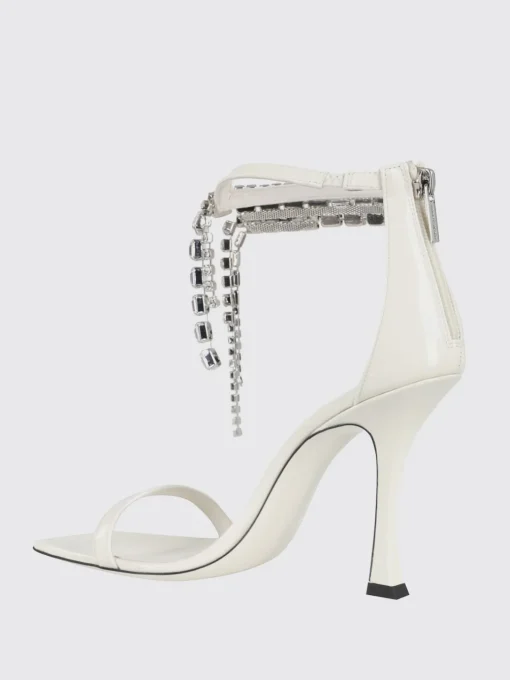 Sandalo Verity Jimmy Choo in vernice con cristalli