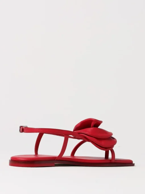 Sandalo Vic Matiè in pelle con fiore