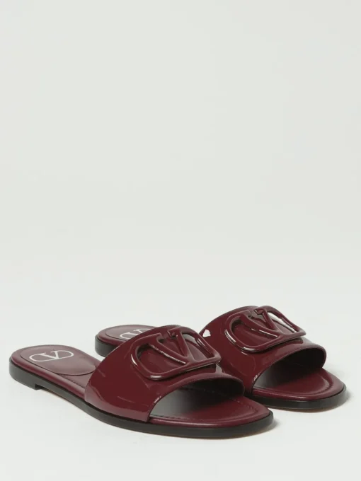 Sandalo VLogo Signature Valentino Garavani in vernice