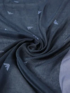 Sciarpa Emporio Armani in viscosa con Eagle jacquard