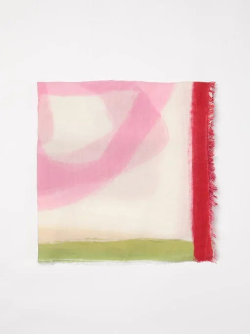 Sciarpa Faliero Sarti in cashmere con stampa multicolor