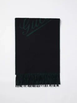 Sciarpa Gucci in lana con logo jacquard