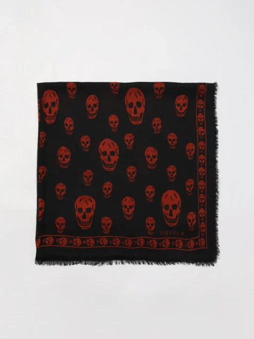 Sciarpa Skull McQueen in modal stampata
