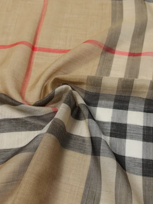 Sciarpa Vintage Check Burberry in lana e seta