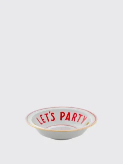 Set 4 ciotole Bitossi Home in porcellana con stampa slogan