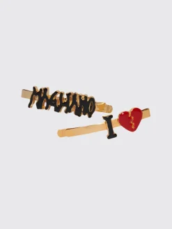 Set 2 fermagli I Love Magliano in metallo smaltato