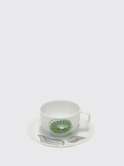 Set 6 tazze caffè con piattino frutta Richard Ginori 1735 in porcellana