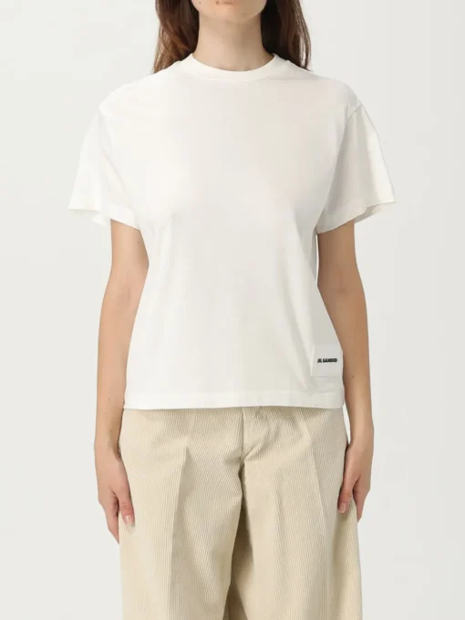 Set 3 T-shirt basic in cotone Jil Sander
