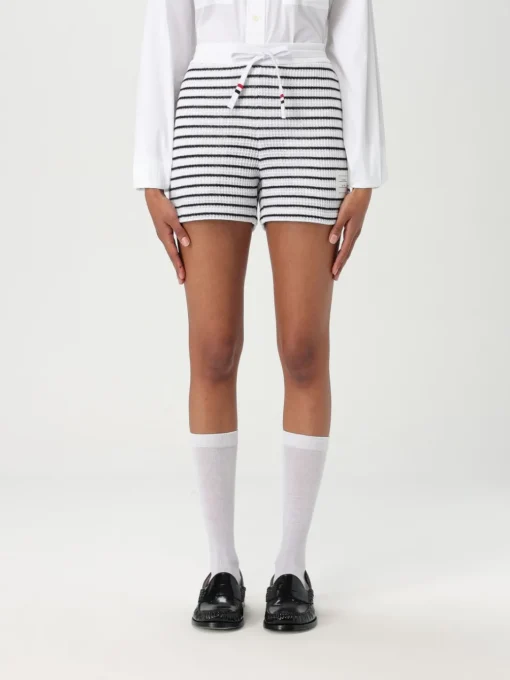 Shorts in cotone a righe Thom Browne